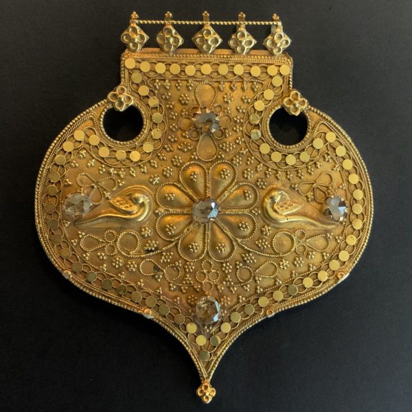 High caste 22ct gold dowry ornament from West India