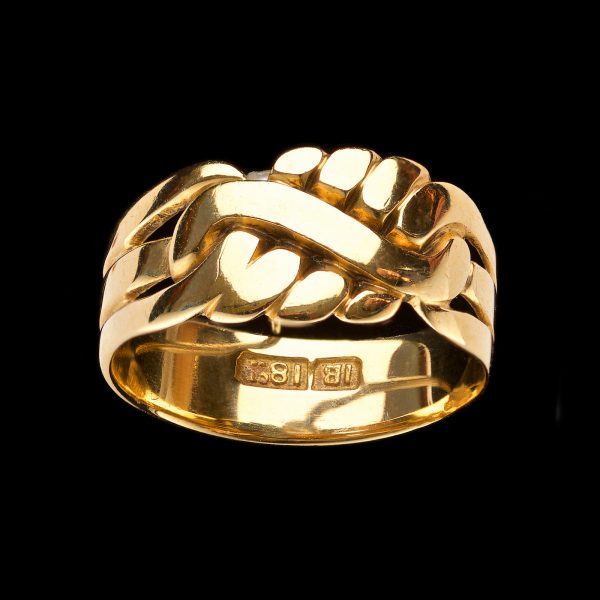 15ct gold keper ring